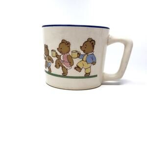 Vintage Porcelain Teddy Bear Coffee Mug Soup Mug or Tea Mug Collectors Cup
